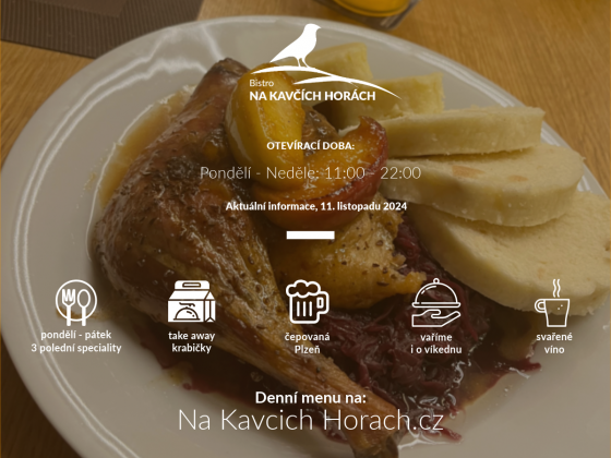 Menu na týden od 11. listopadu